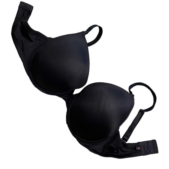 Victoria’s Secret Black and Pink Push-up Bra 34DD - Picture 1 of 7